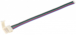 Коннектор 5шт RGB 10мм (15см-разъем) IEK