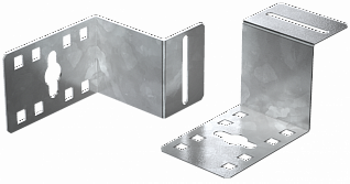 ITK Кронштейн для крепления оборудования и аксессуаров в шкафах шириной более 750мм в пространстве между вертикальным профилем и боковой стенкой 2шт