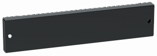 ITK LINEA S Панель сплошная цоколя 100х1000мм черная