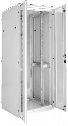 ITK Шкаф серверный 19" LINEA S 42U 800х1000мм передняя двухстворчатая перфорированная дверь, задняя перфорированная серый (комплект 3 коробки - часть 2 из 3)