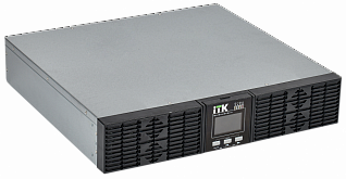 ITK ELECTRA OR ИБП Онлайн 1кВА/1кВт однофазный с LCD дисплеем 24VDC с АКБ 2U 2х9AH Rack mount