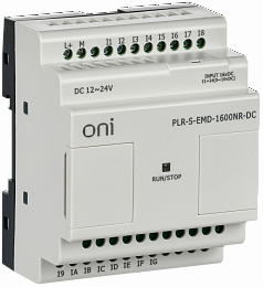 Логическое реле PLR-S ONI. Модуль расширения 16 каналами дискретного ввода. Напряжение питания 12-24 В DC