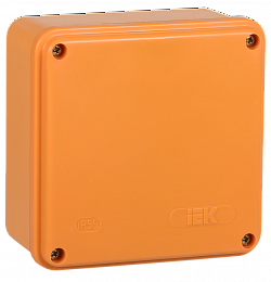 Коробка распаячная огнестойкая ПС 100х100х50мм 2P 6мм2 IP44 гладкие стенки IEK