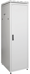ITK Шкаф сетевой напольный 19" LINEA N 47U 600х600мм металлическая передняя дверь серый