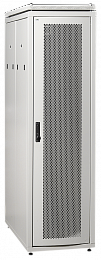 ITK Шкаф сетевой напольный 19" LINEA N 47U 600х1000мм перфорированная передняя дверь серый