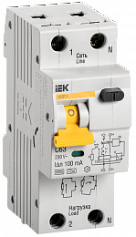 Автоматический выключатель дифференциального тока АВДТ32 C63 100мА IEK