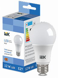 LED Bulb A60 1140lm 6500K E27 IEK