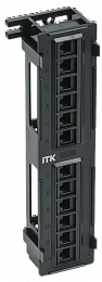 ITK Настенная патч-панель кат.6 UTP 12 портов (Dual)