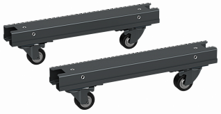 ITK LINEA S Комплект роликов для шкафа шириной 600мм черный