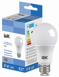 LED Bulb A60 710lm 6500K E27 IEK