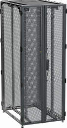 ITK by ZPAS Шкаф серверный 19" 45U 800х1000мм двухстворчатые перфорированные двери черный РФ