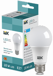 LED Bulb A65 1850lm 4000K E27 IEK
