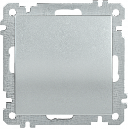 Выключатель 1-клавишный ВС10-1-0-Б 10А BOLERO серебряный IEK