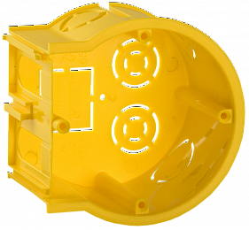 Коробка установочная С3 D=68x45мм для твердых стен (сборная, оконечная) (оптовая упаковка) IEK