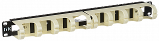 ITK 19" кабельный органайзер для кросс-панели 110 типа