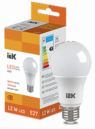 LED Bulb A60 1140lm 3000K E27 IEK