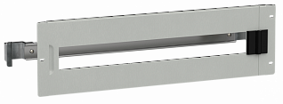 TITAN Панель ЛМА поворотная 800мм (1х34) H=150мм с DIN-рейкой IEK