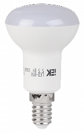 Лампа светодиодная R50 рефлектор 5,5Вт 420Лм 230В 4000К E14 IEK