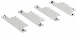 ITK LINEA S Комплект для соединения шкафов серый (4шт/компл)
