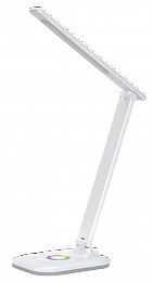 LIGHTING Светильник светодиодный настольный 2008 9Вт на подставке диммер RGB-ночник белый IEK