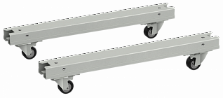 ITK LINEA S Комплект роликов для шкафа шириной 750мм серый