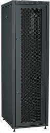 ITK Шкаф сетевой напольный LINEA E 42U 600х800мм перфорированная передняя дверь задняя металлическая черный