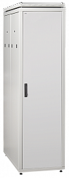 ITK Шкаф сетевой напольный 19" LINEA N 42U 600х1000мм металлические двери серый